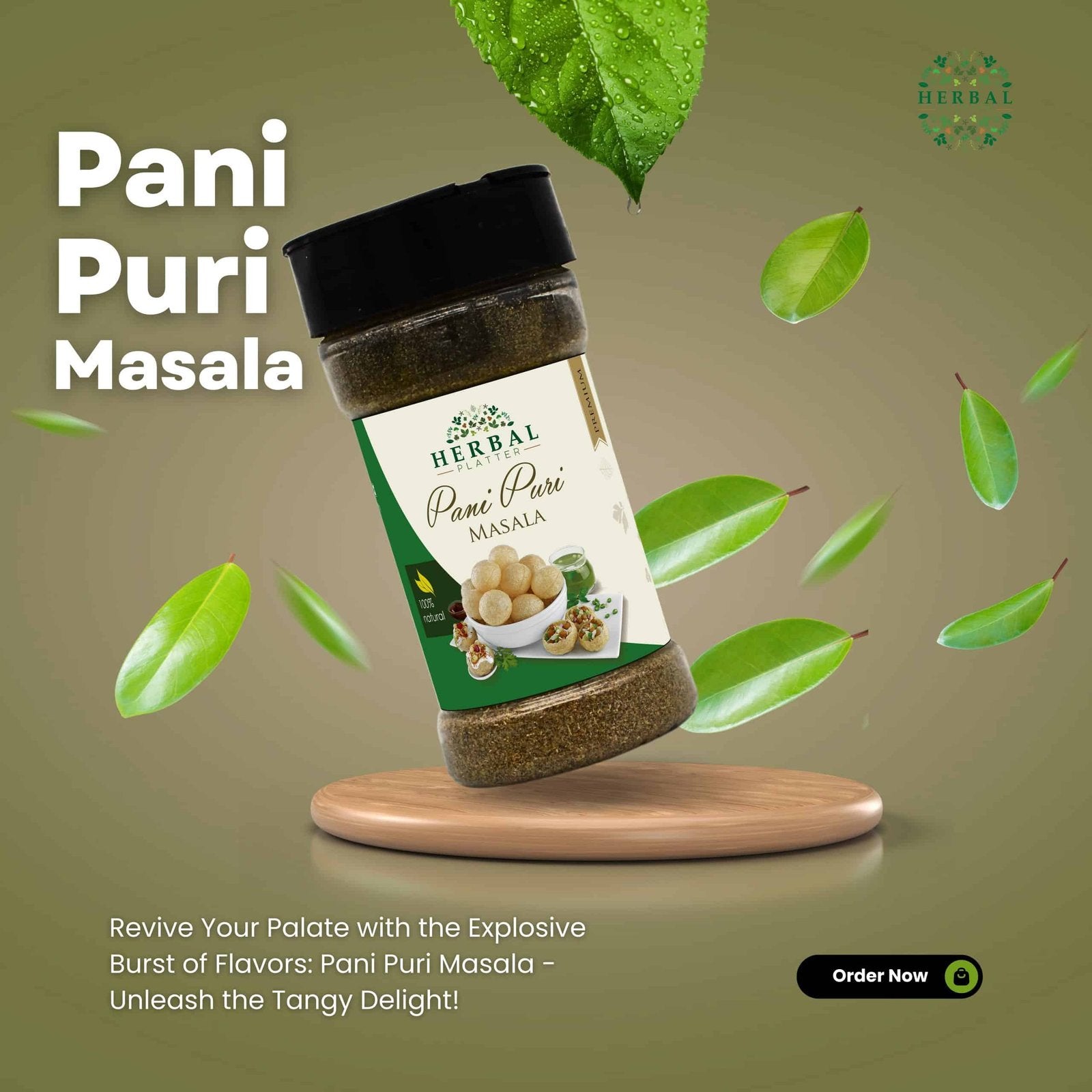 Pani Puri Masala, 100g | Ready to Use | Golgappa/Fuchka/Pochka/Panipuri Masala Powder