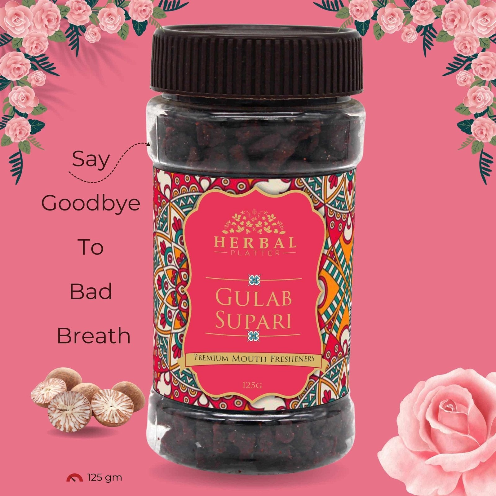 Gulab Supari | Mouth Freshener | Mukhwas | 125g