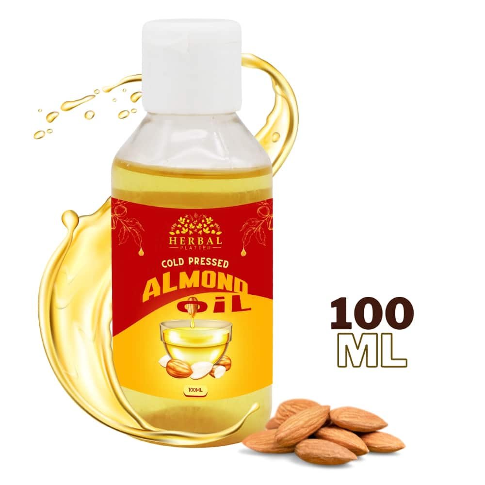 Cold-Pressed Almond Oil | Premium Solution for Natural Wellness | Scalp care | Skin care and Body care | 100ml