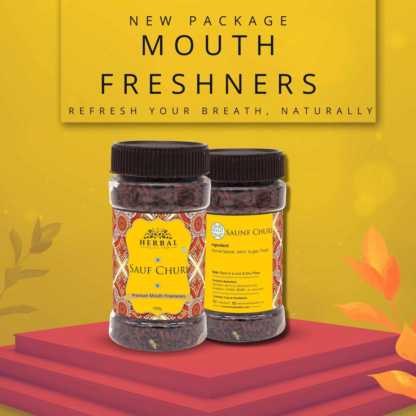 Premium Rajasthani Saunf Churi| Paan Churi 125g Jar