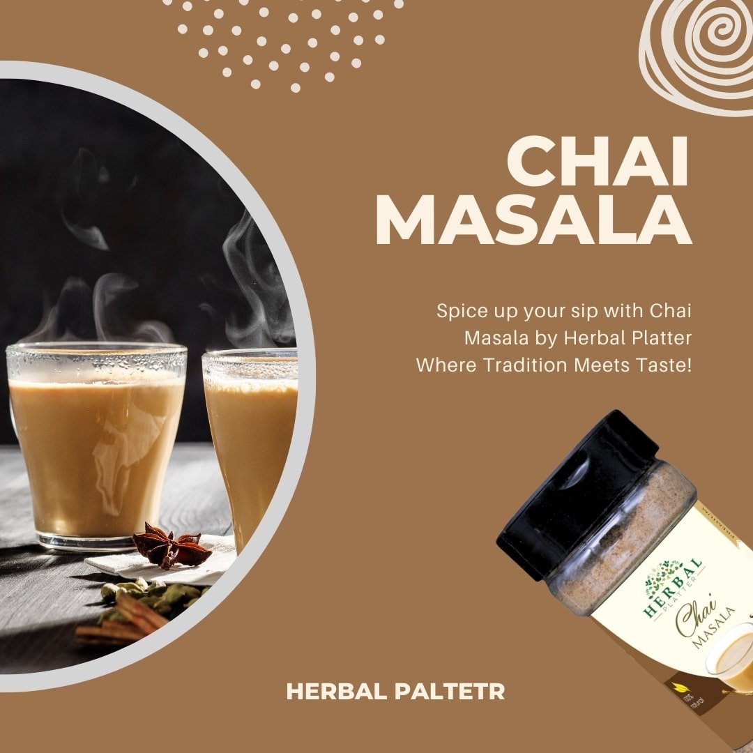 Chai Masala 100% Natural Chai Masala Mix with Real Spices for Digestion 100g