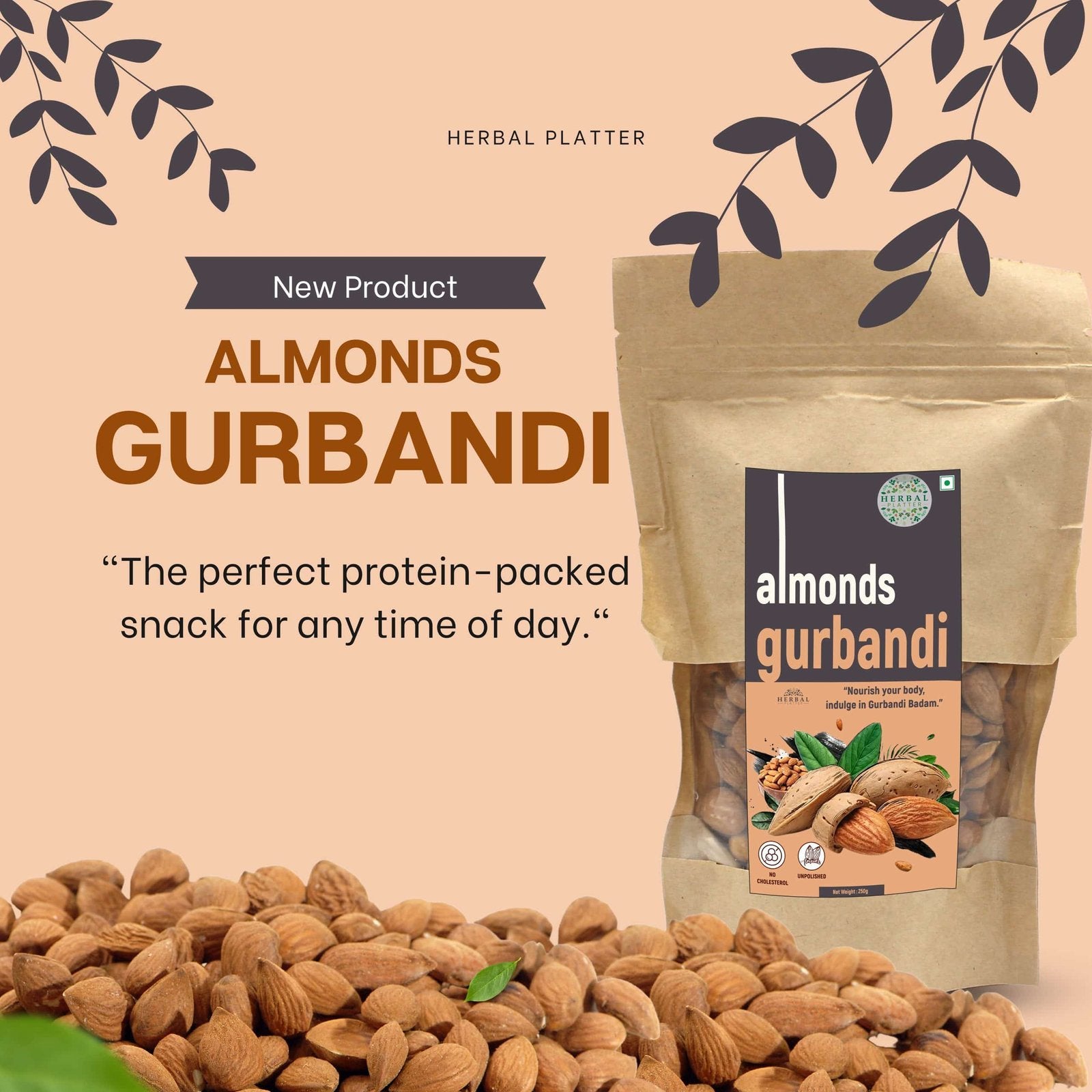 Premium Gurbandi Almonds | Afgani Badam Giri