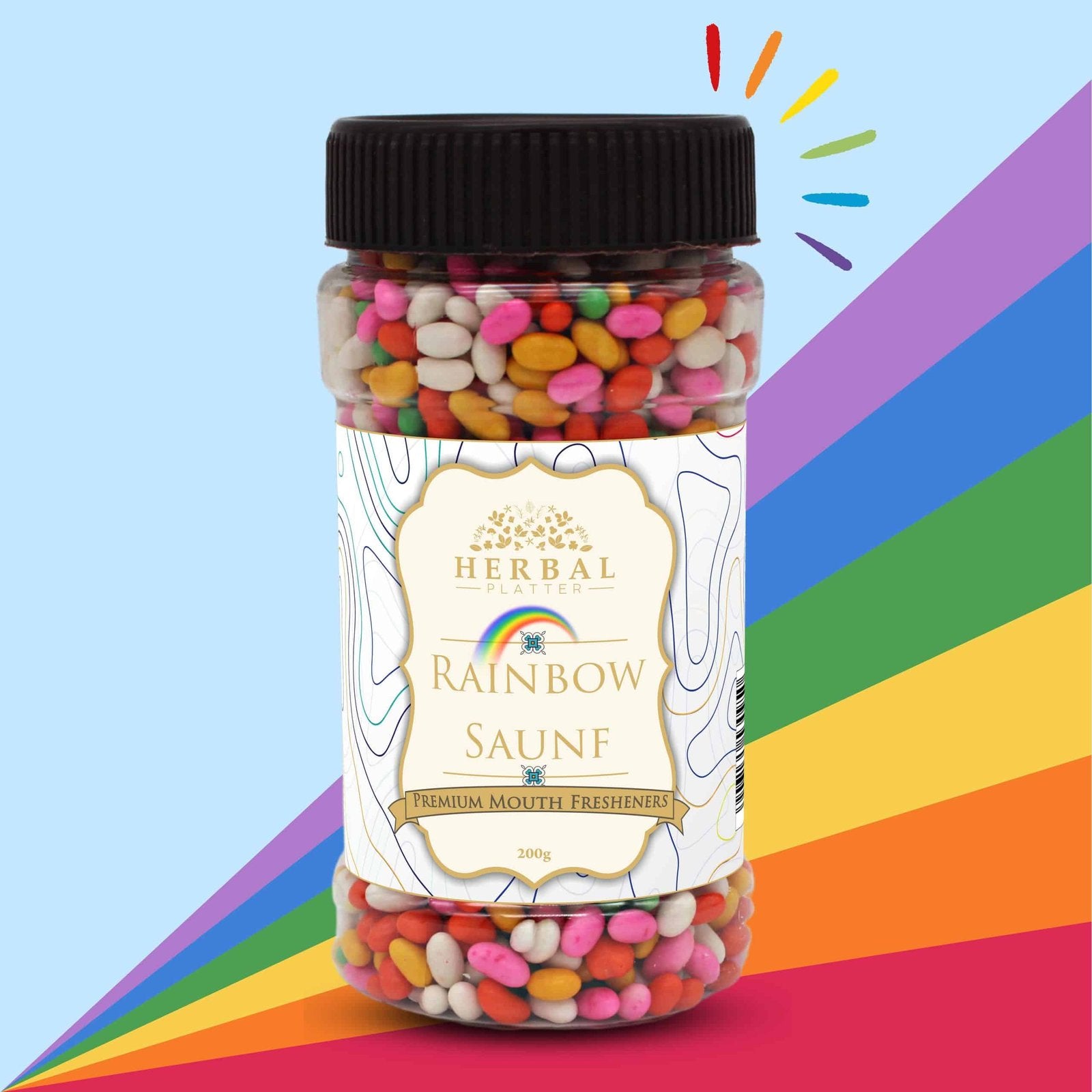Rainbow Saunf | Mouth Freshener | Mukhwas | 200g
