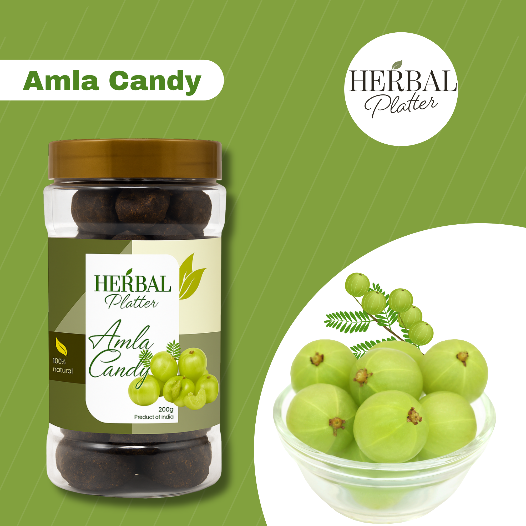 Amla Candy | Natural Sweet Gooseberry | Immunity Booster | 200g