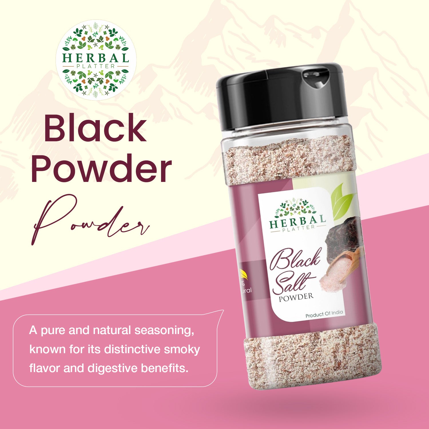 Himalayan Black Salt (Kala Namak)– 100% Pure & Natural Rock Salt