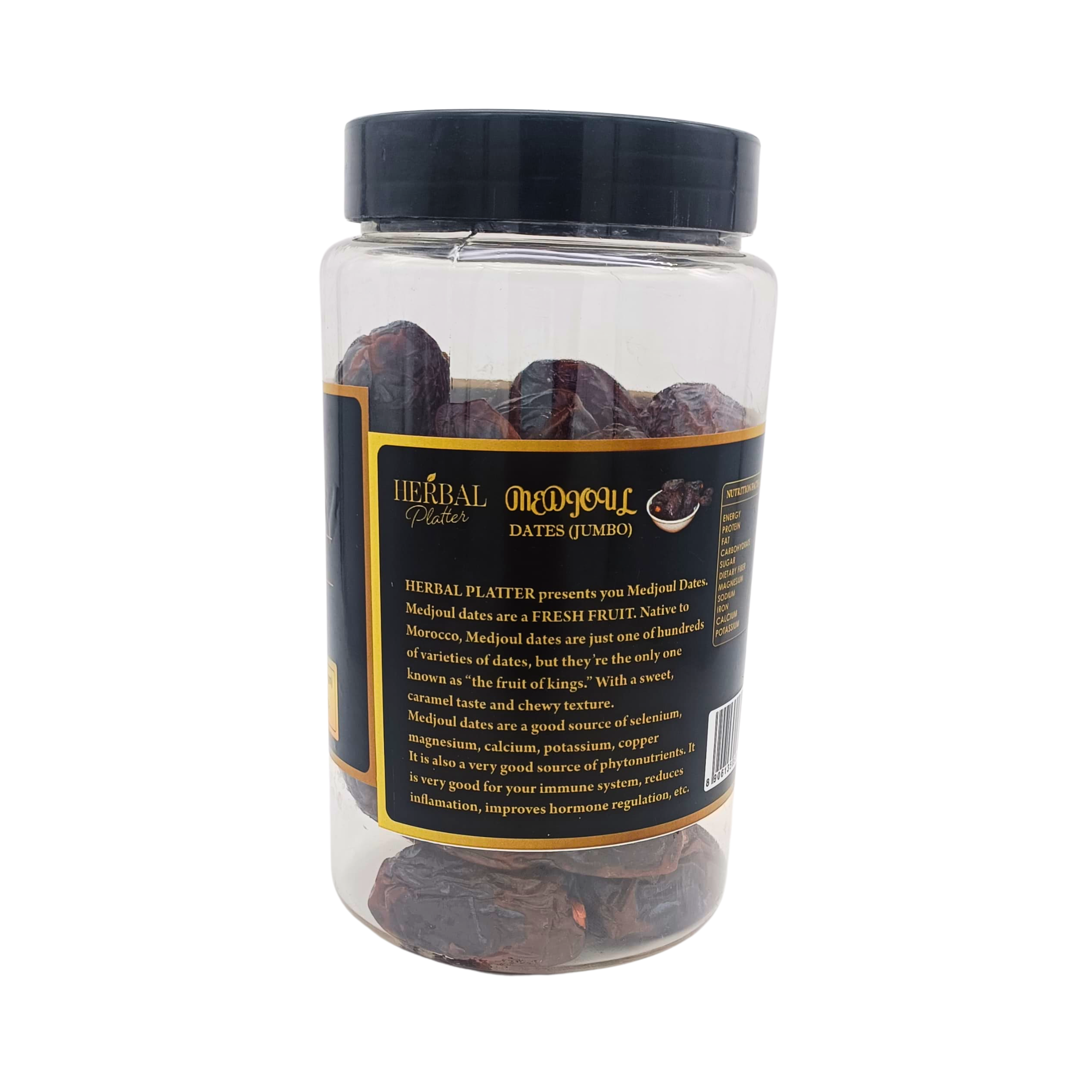 Premium Medjoul Dates Jumbo Size | Original Jordan Dates, 500g pack