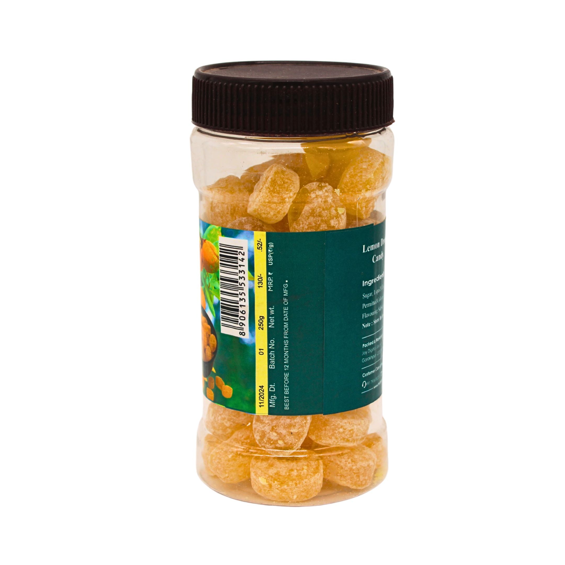 Lemon Drops Candy | A Zesty Burst of Refreshing Citrus Flavor | 250g