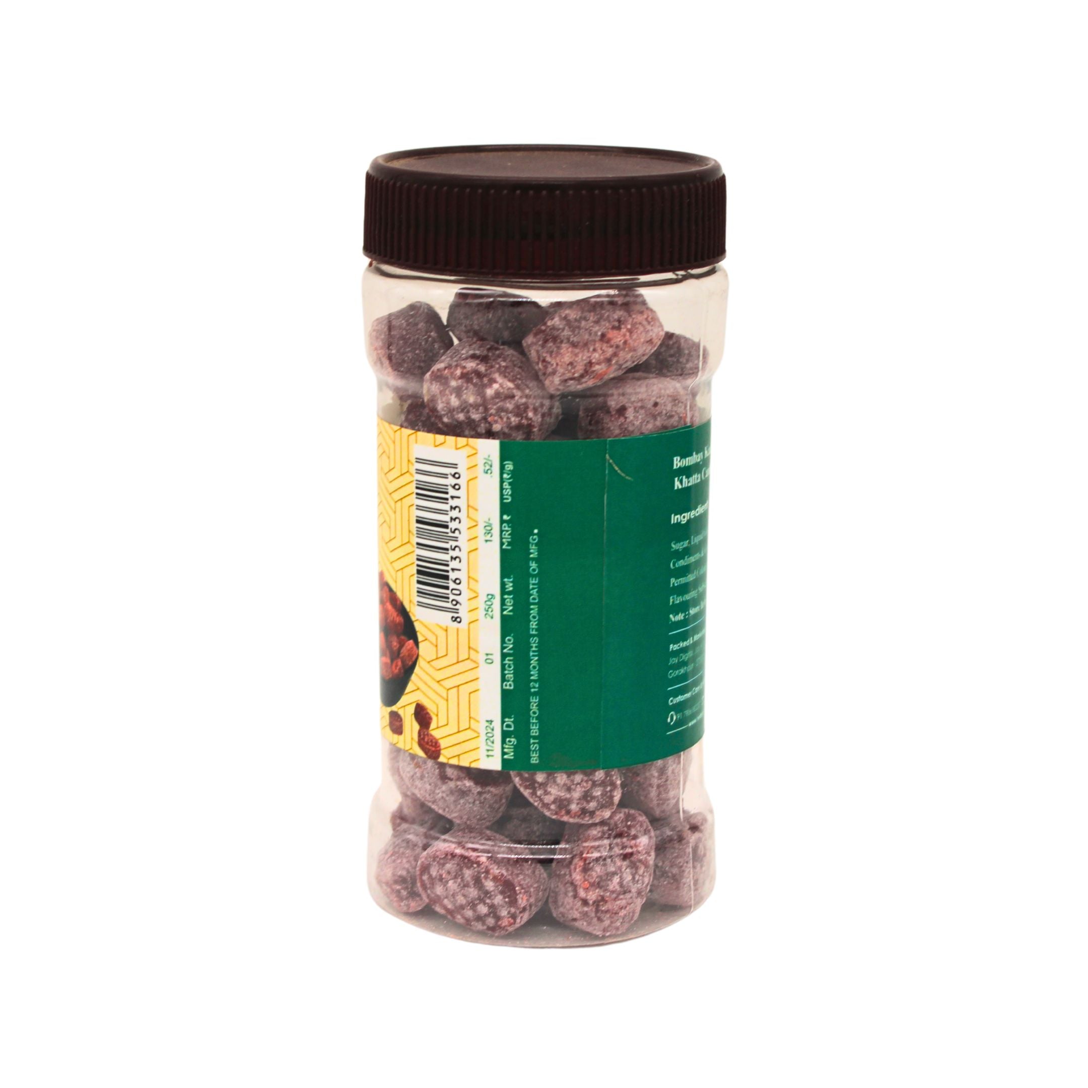 Bombay Kaala Khatta Candy | A Tangy Blast of Nostalgic Flavours | 250g