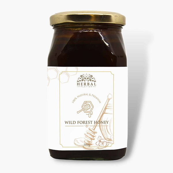 Raw Unprocessed Wild Forest Honey - 100% Pure Original Unpasteurized Honey