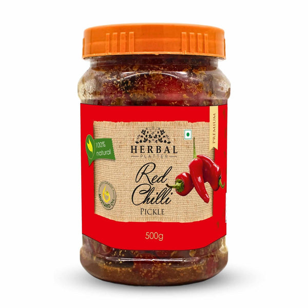 Banarasi Stuffed Red Chilli Pickle – Lal Mirch Ka Bharwa Achar | No Added Chemical No Preservative| 500g Jar