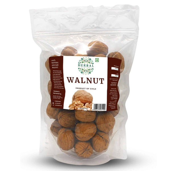 Premium Walnuts with Shell| Akhrot| Product of Chile| Low Calorie Nut| 500g pack Premium Assorted Dry Fruits & Nuts