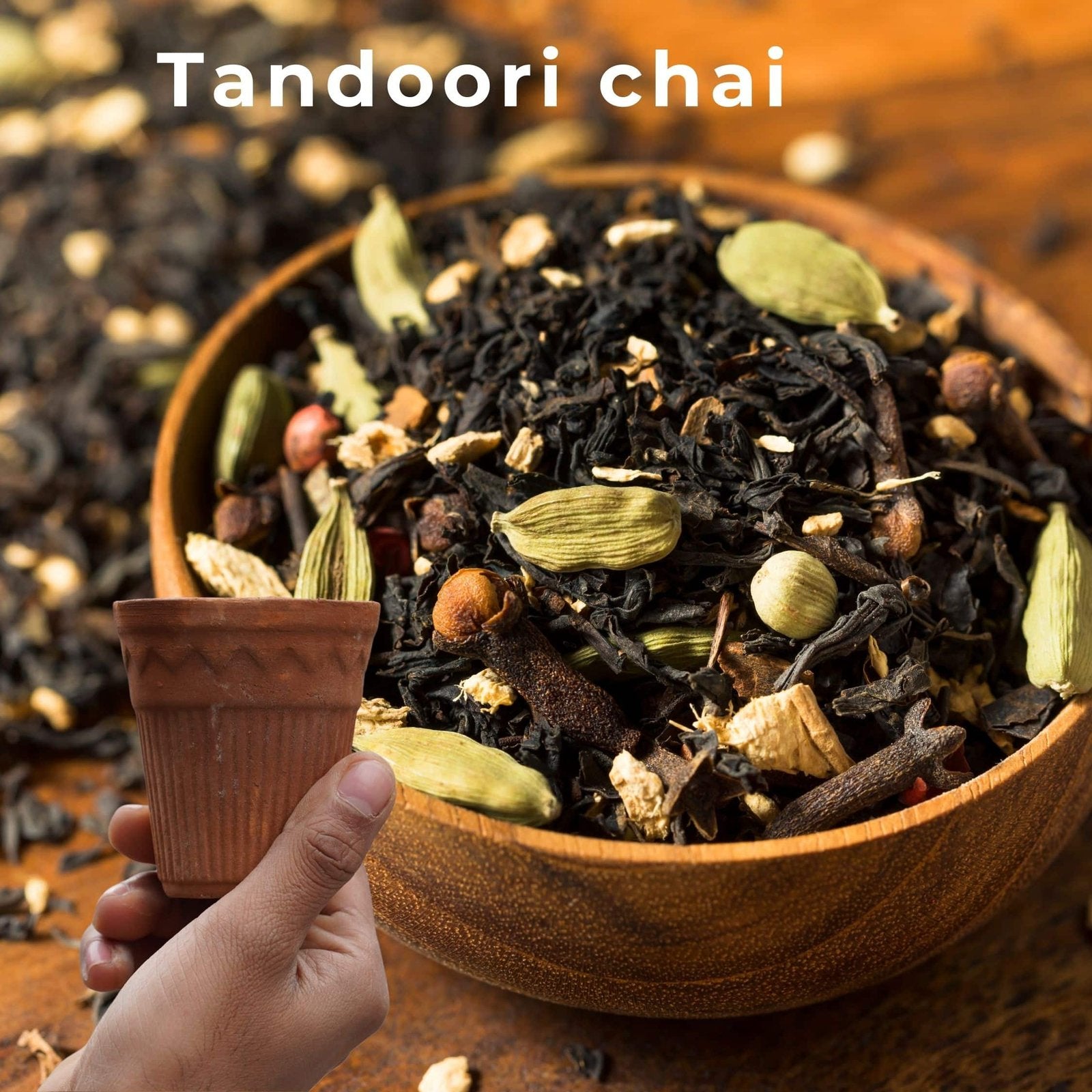 Tandoori Chai - 100% Natural Tandoori Spiced Chai Tea blended with Assam Tea | With Real Spices