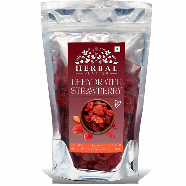 Dehydrated Strawberry | Dried Strawberries | 250g Stand-up Pouch