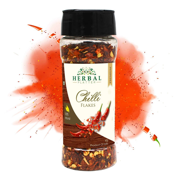 Chilli Flakes Seasonings, 40gm | Use for Italian | Pasta, Pizza, Salads Seasoning| Premium Sprinkler Seasoning Dishes