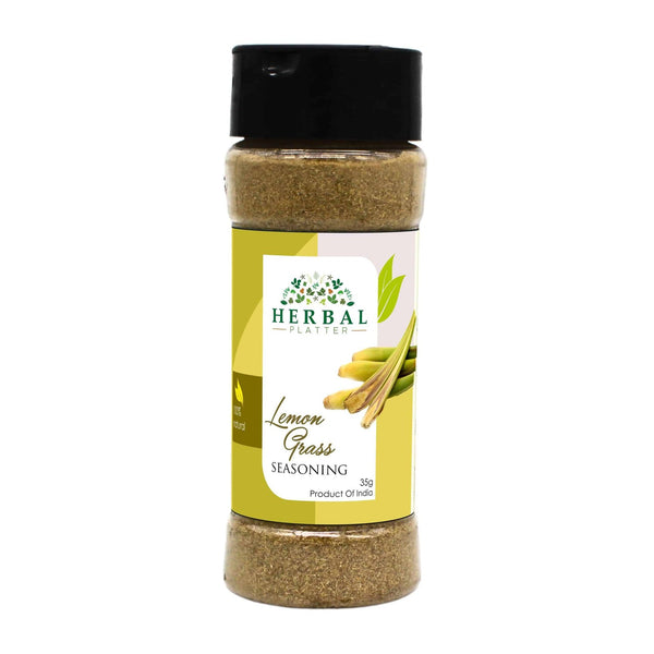 Lemon Grass Seasoning I Pure Natural and Organic I Naturally Dried Leaves I Making Herbal Tea, Soups, Salad | 35g