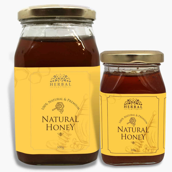 Herbal Platter Raw Unprocessed Natural Honey - 100% Pure Original Unpasteurized Honey