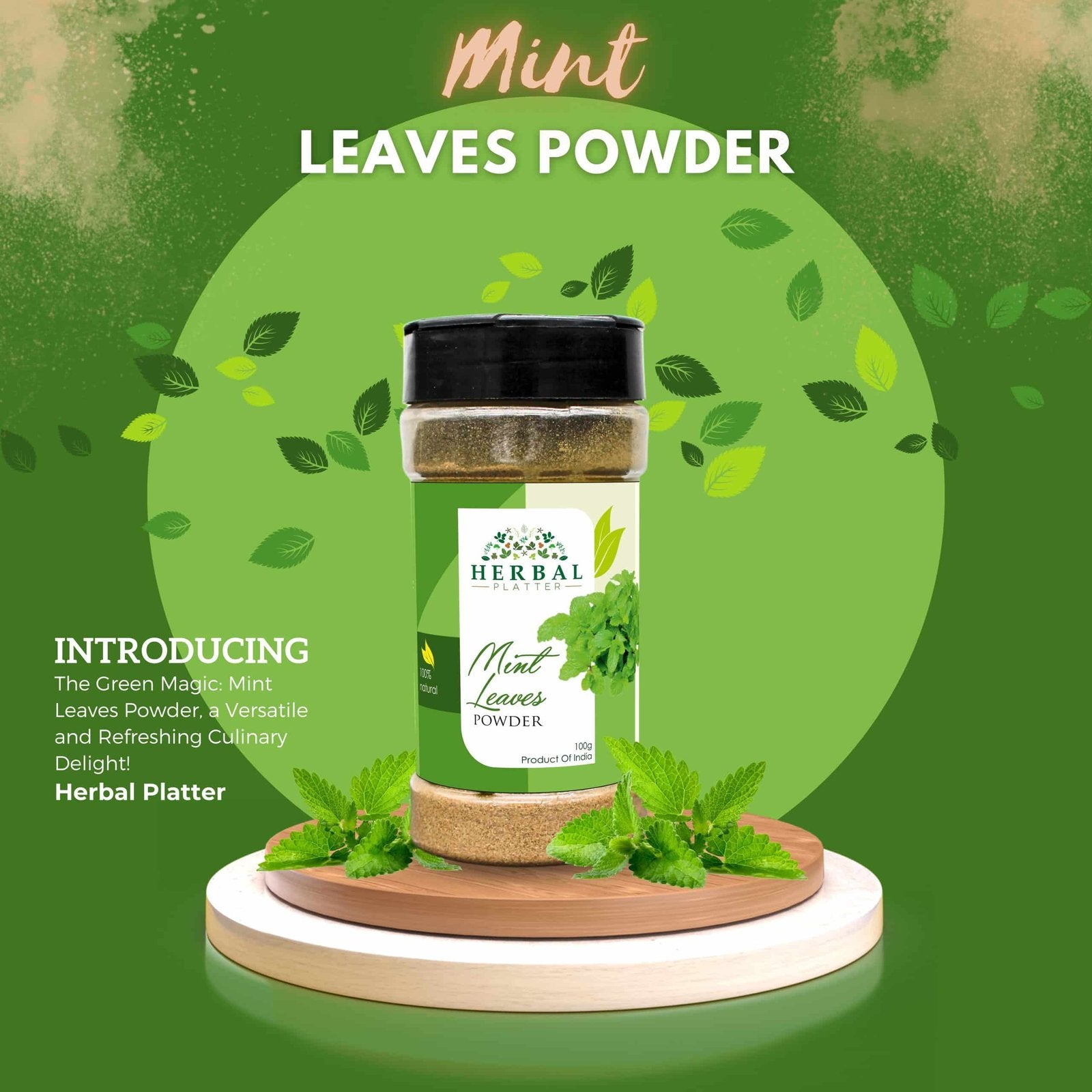 Mint Leaves Powder | Pure & Refreshing | 100% Natural