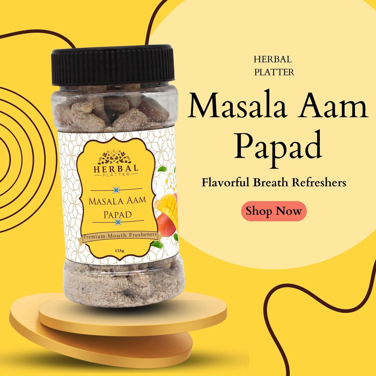 Masala Aam Papad | Mouth Freshener | Traditional Taste & Modern Convenience | 125gm