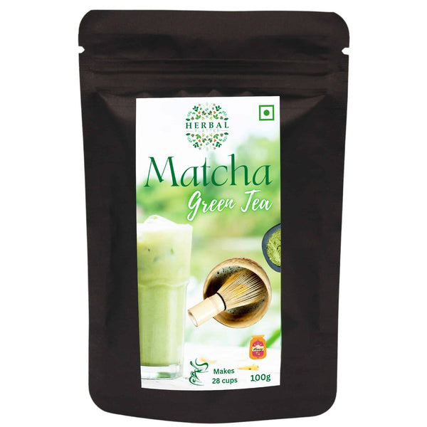 Matcha Green Tea Powder | 100gm in Standup Pouch | 28+ cups