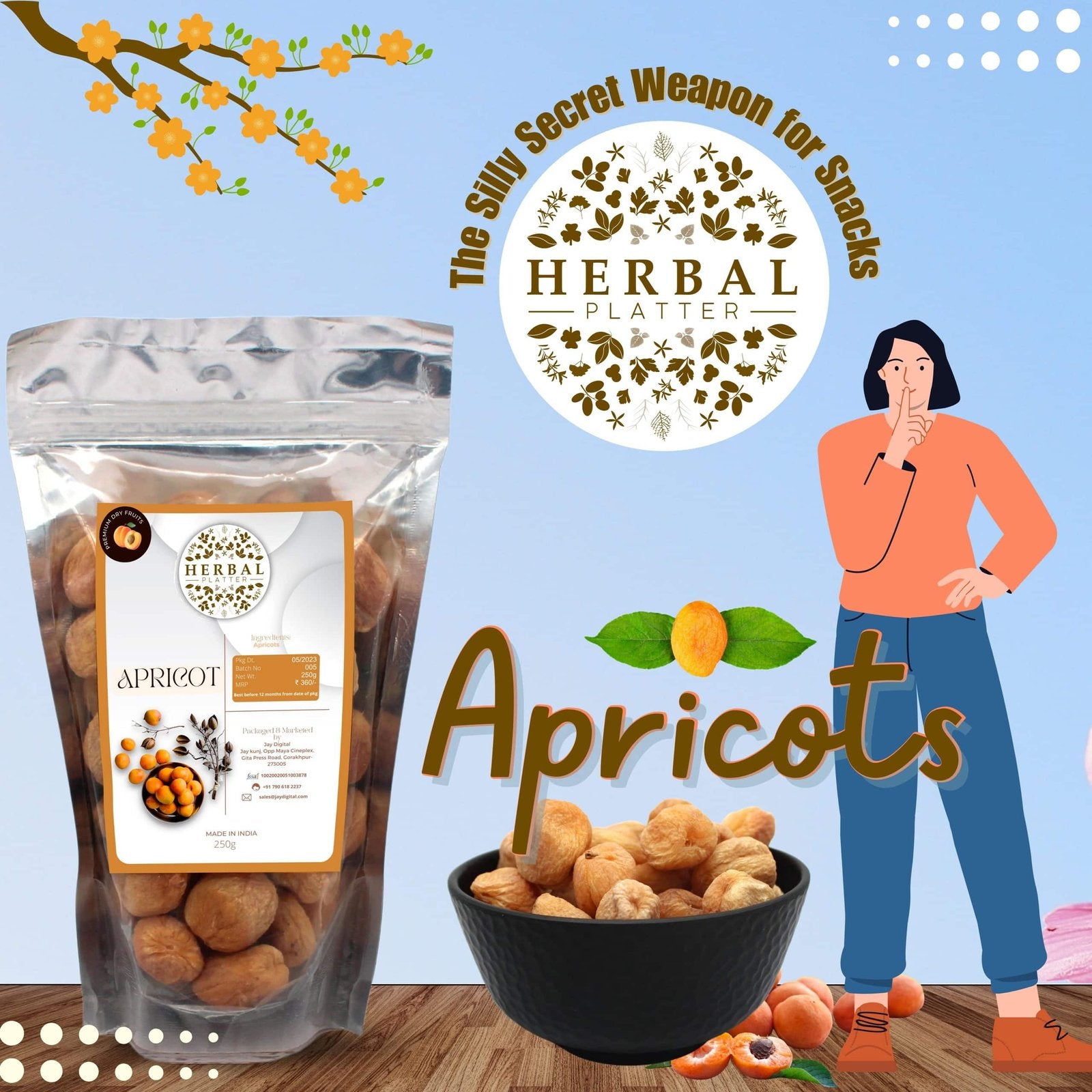 Nutrient-Rich Apricot | Pure Apricot Goodness | 250g