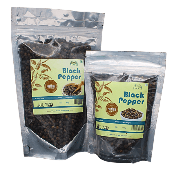 Whole Black Pepper | Spicy Kick and Aromatic Essence | 100g & 200g