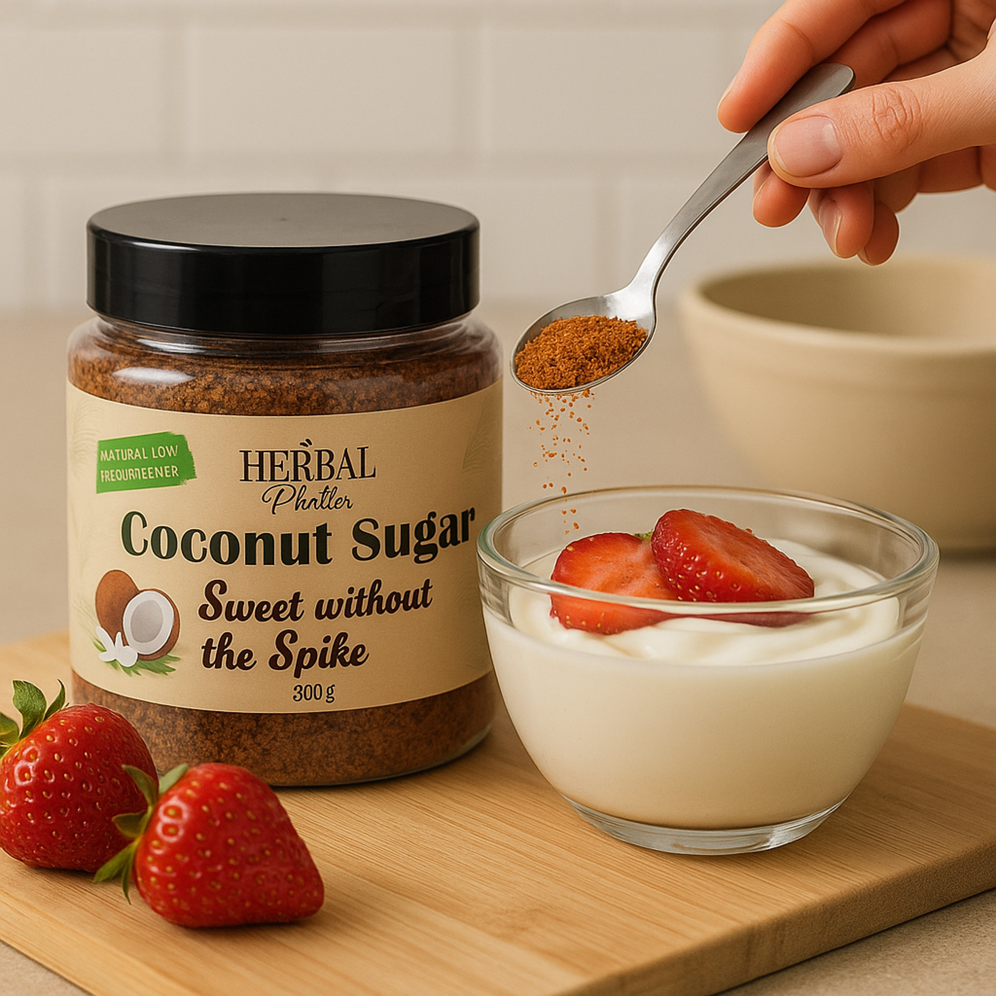 Coconut Sugar | 300g  | Sweet Without the Spike | Natural Coconut Sugar | Low GI, Mineral Rich