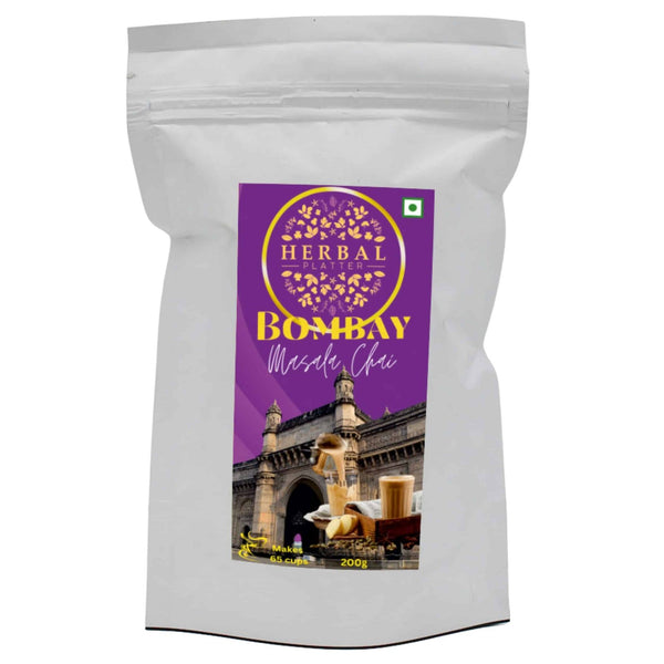 Bombay Masala Chai - Crafted with 100% Natural Ingredients and Real Spices, Perfect for Digestive Wellness