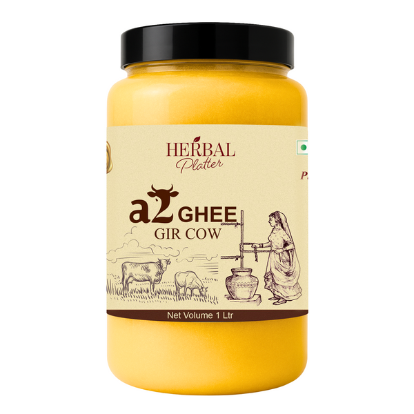 Gir Cow A2 Ghee | 100% Gir Cow Ghee | Vedic Bilona Method | Grassfed, Cultured