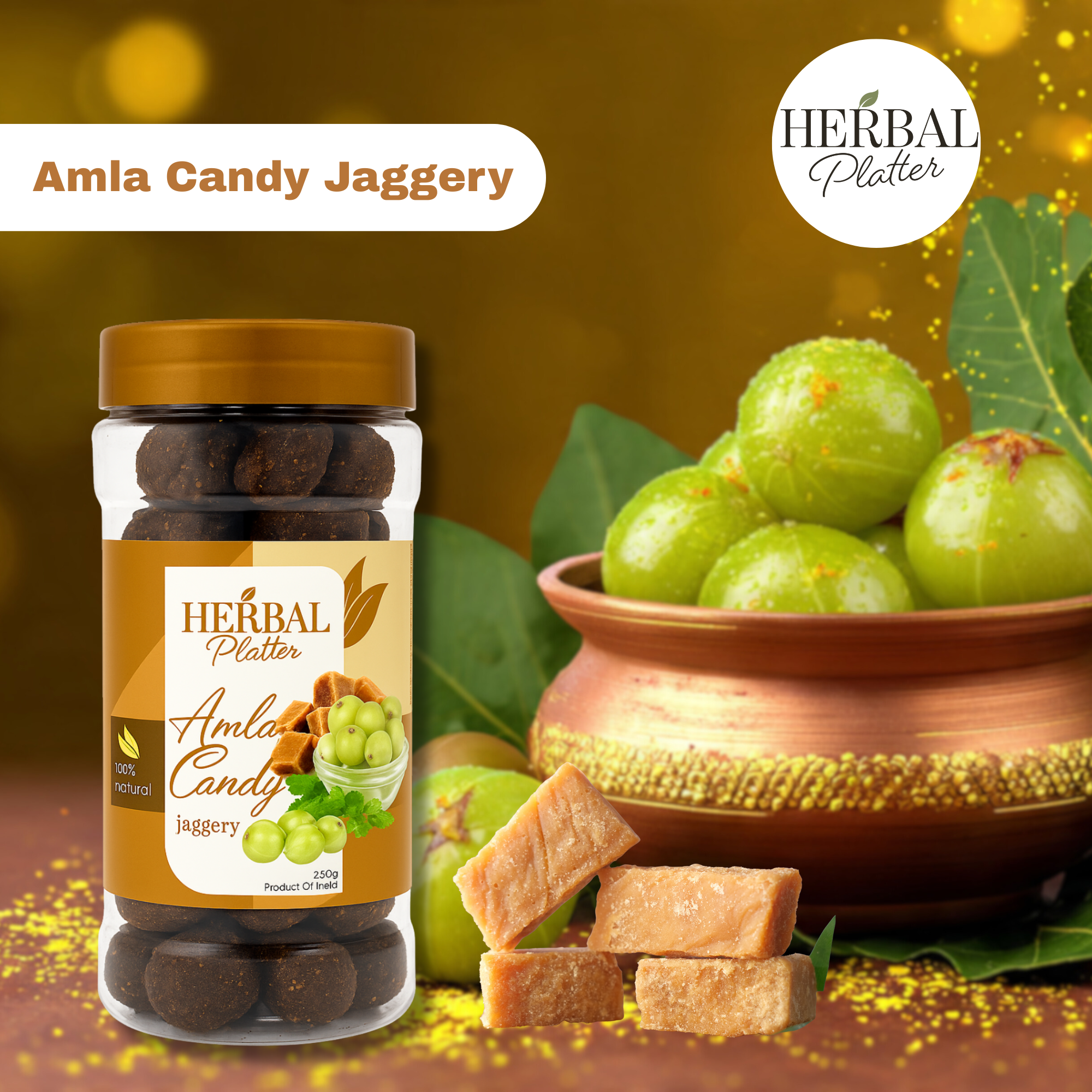 Amla Candy Jaggery | Immunity & Digestion Booster | 250g
