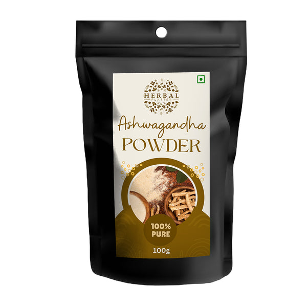 Ashwagandha Powder 100g | for Weight Loss, Anti-Aging, Immunity, Skin and Hair Care, Stress Relief, 100% Pure Herbal Supplement