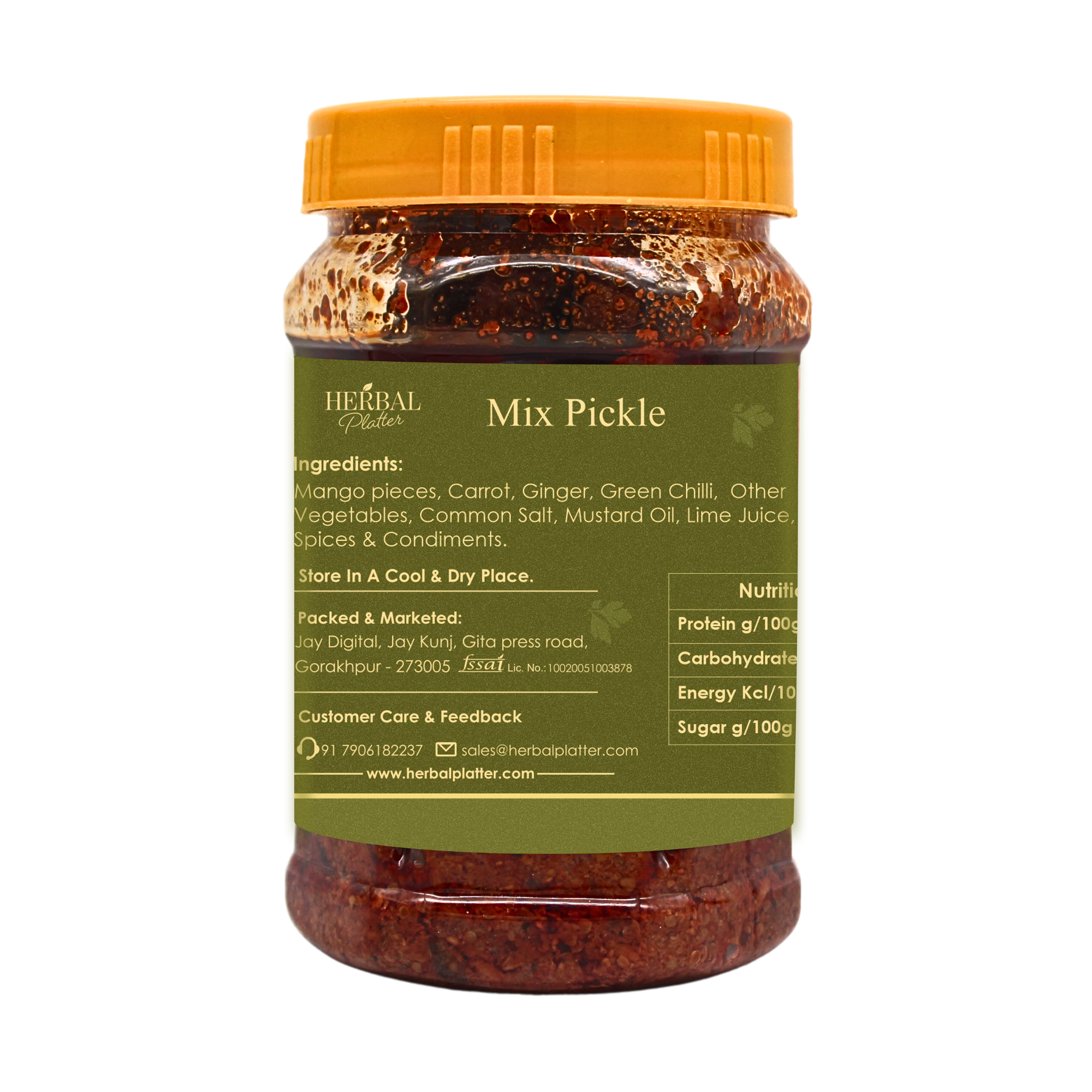 Rajasthani Mix Pickle| No Added Chemical No Preservative| Preserved in A grade Mustard Oil|500g Jar