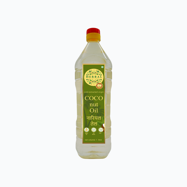 Cold-Pressed Coconut Oil | 100% pure and natural  | 1 Ltr