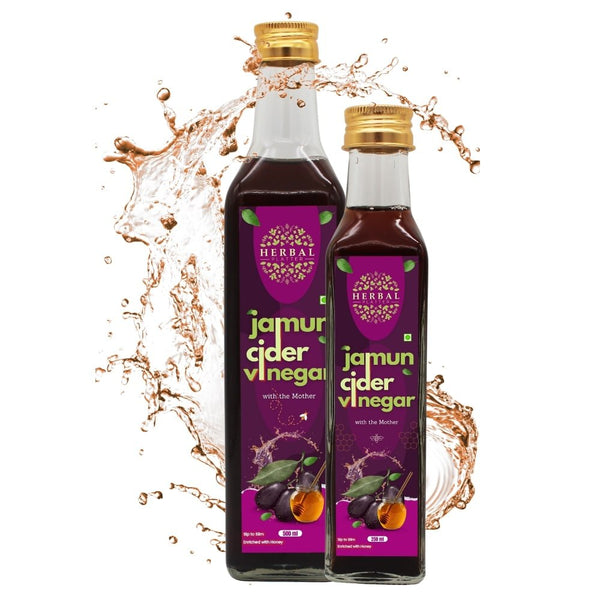 Jamun Cider Vinegar Pure Health in a Bottle! Rich in Antioxidants  (Made with Organic Jamun Fruits)