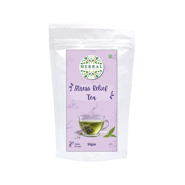 Stress Relief Tea | 50gm in Standup Pouch | 29+ cups