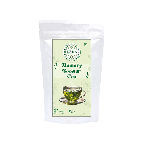 Memory Booster Tea | 50gm in Standup Pouch | 29+ cups